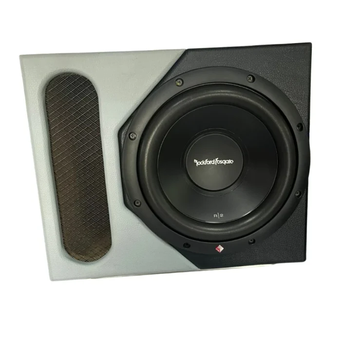 Cajón con bajo Rockford 12" doble bobina - Imagen 1