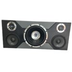 Cajón con bajo Cyberlux 10" + par medios Audiopipe + par balas