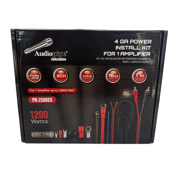 Kit de Cable #4 Audiopipe - Imagen 1