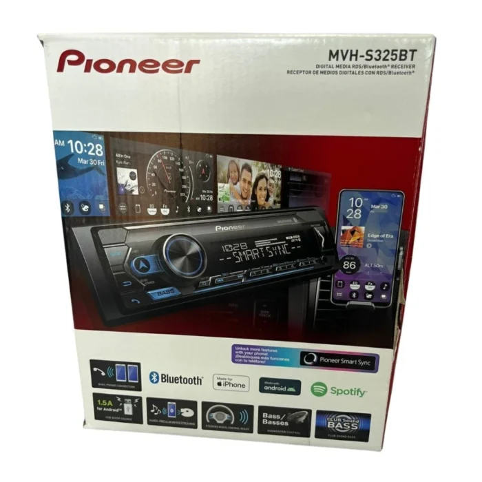 Reproductor Pioneer MVH-S325BT con Micrófono - Imagen 2