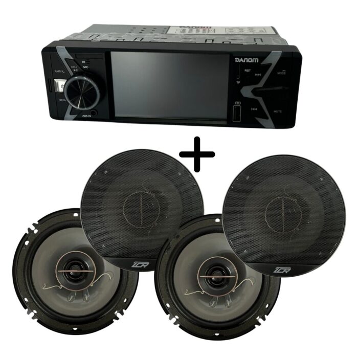 Combo Pantalla Danom 4" + 2 par de cornetas LCR 6,5" - Imagen 1