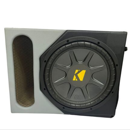 CAJÓN CON BAJO 12" KICKER SERIE ES BOBINA SENCILLA 600W CK12