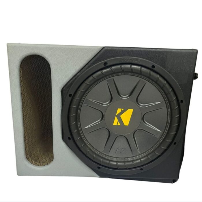 CAJÓN CON BAJO 12" KICKER SERIE ES BOBINA SENCILLA 600W CK12 - Imagen 1