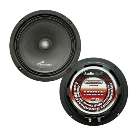 Medio 6" Audiopipe 100w Apmb-616pm
