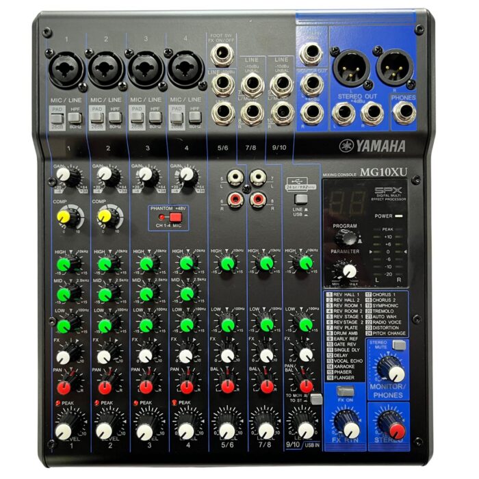 Consola Pasiva 10 Ch Yamaha Mg10xu - Imagen 1