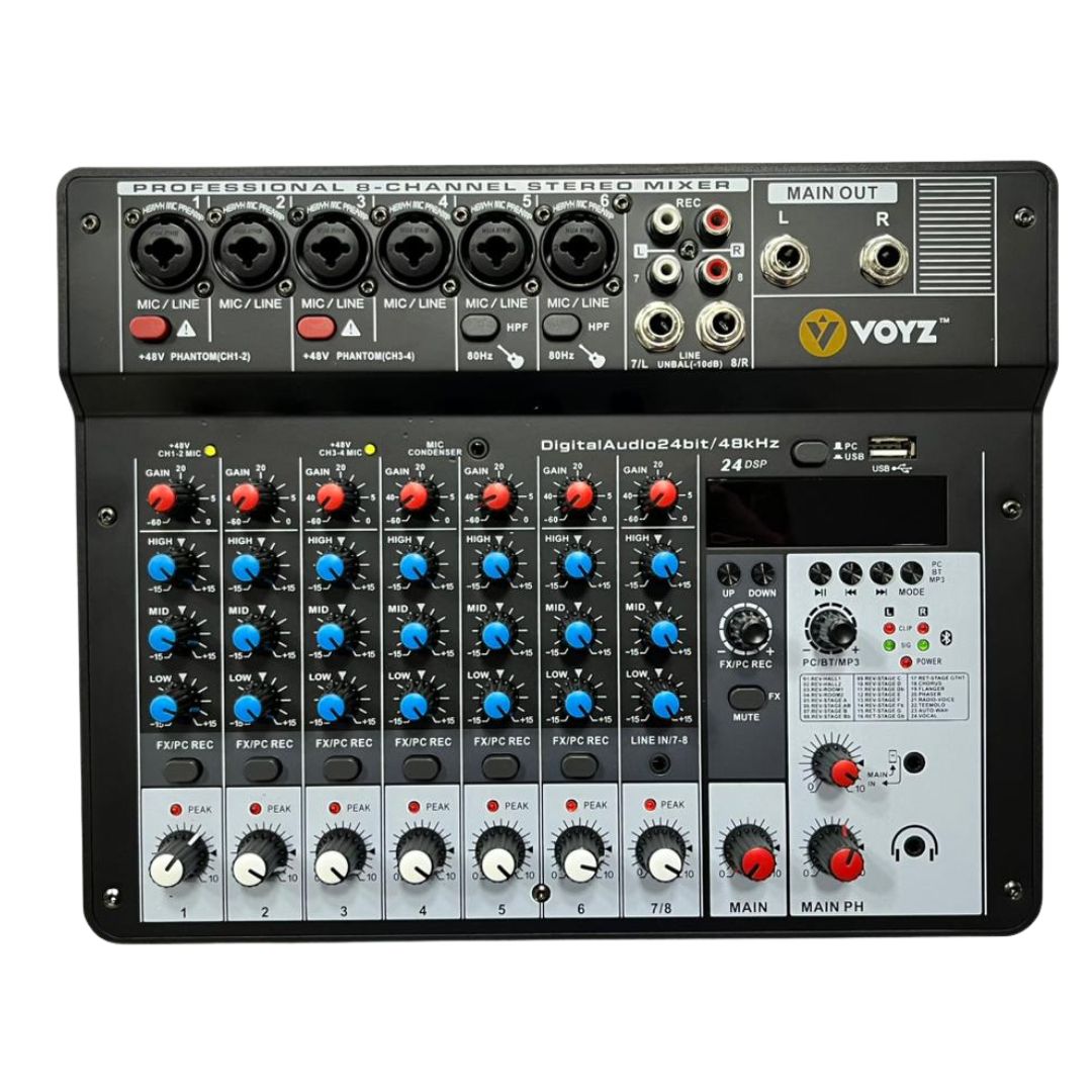 1(2) Consola Pasiva 8 Canales Voyz Vz-pro8mc - Imagen 1