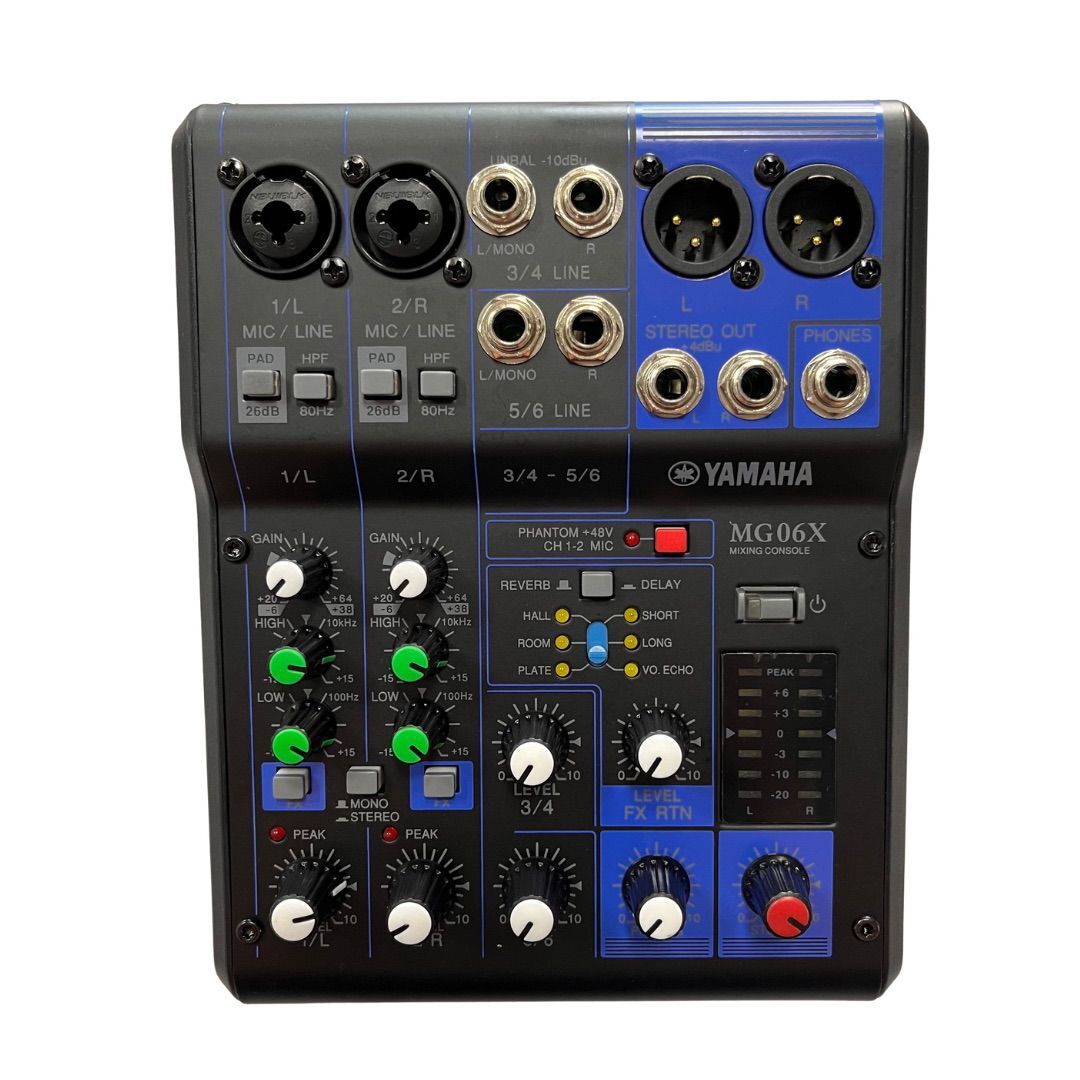 yamaha Consola Pasiva Yamaha 6 Canales Mg06x - Imagen 1