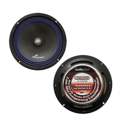 Medio Audiopipe 8" 300 W Apmb-834pm